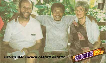 Snickers rettet Leben
